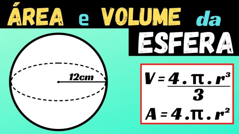 C&aacute;lculo da &Aacute;rea Superficial de uma Esfera