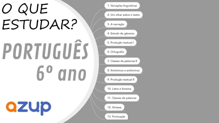 Conteúdos Essenciais de Língua Portuguesa para o 6º Ano