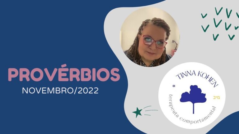 Sabedoria dos Provérbios de Novembro