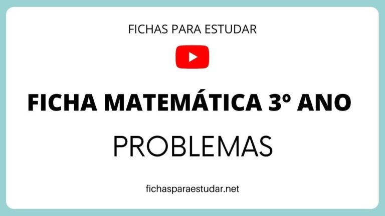 Fichas de Estudo do Meio para o 3º Ano: Aprendizado Prático e Eficiente