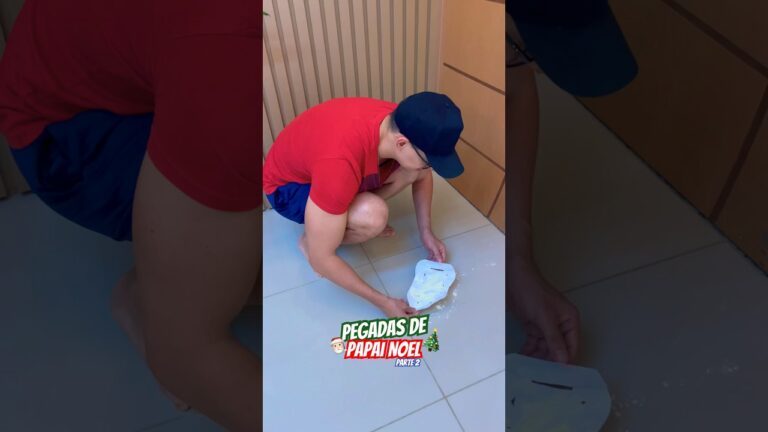 A Magia da Pegada do Pai Natal