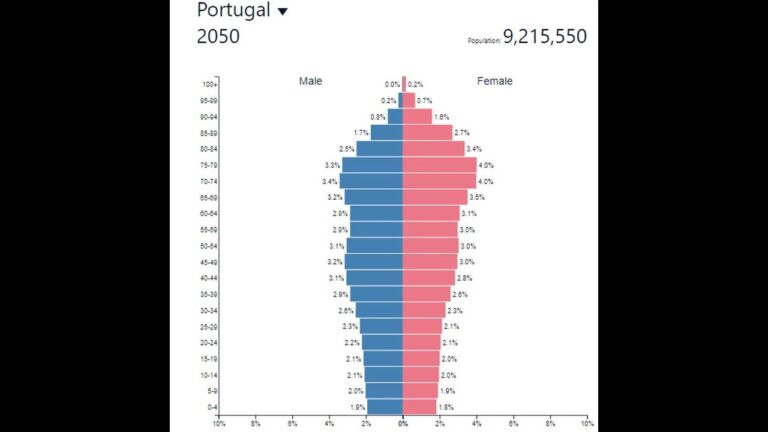 Transformações da Pirâmide Etária em Portugal