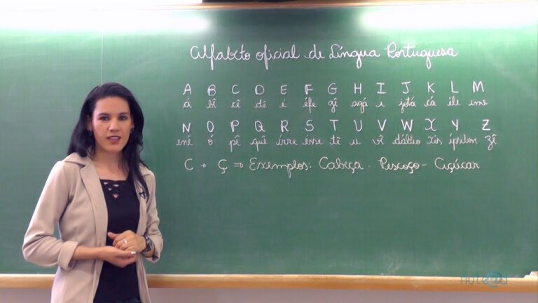 Aprendendo o Alfabeto Português na Escola Primária