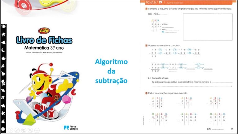 Dominando o Algoritmo da Subtração no 3º Ano
