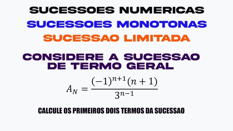 Exerc&iacute;cios Resolvidos de Sucess&otilde;es: Guia Pr&aacute;tico