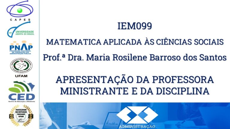 Matem&aacute;tica Aplicada nas Ci&ecirc;ncias Sociais: Uma Abordagem Pr&aacute;tica