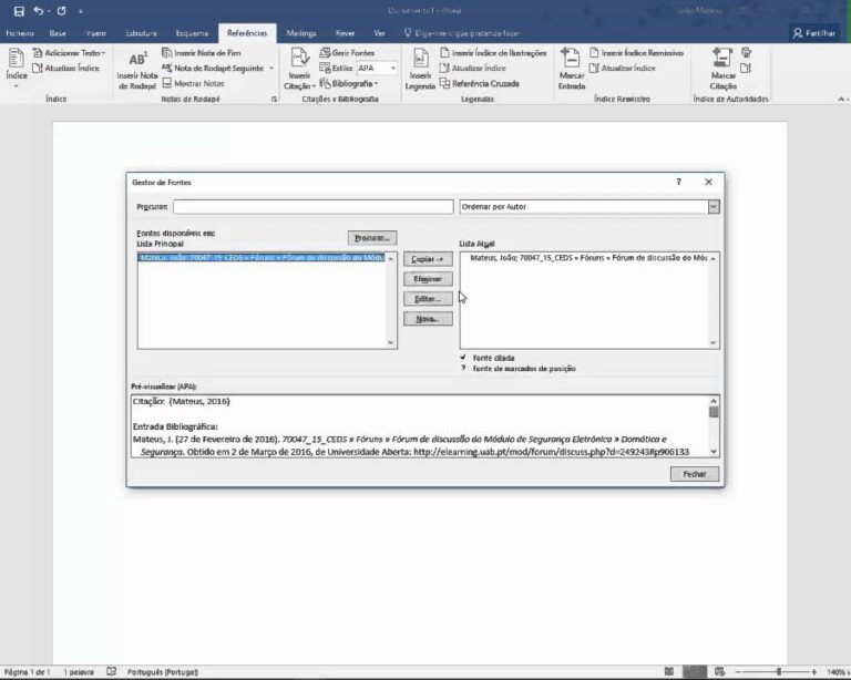 Guia Prático para Referências Bibliográficas APA Online