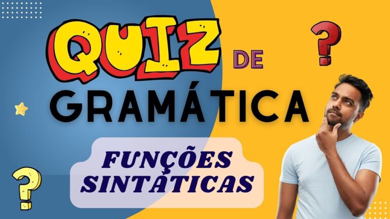 Desvendando as Fun&ccedil;&otilde;es Sint&aacute;ticas: Um Quiz Interativo