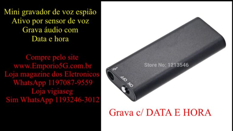 Gravador de Voz Silencioso: Capturando Áudios Sem Interferências