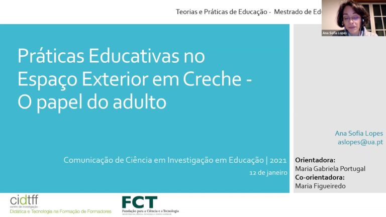 Finalidades e Práticas Educativas na Creche Gabriela em Portugal