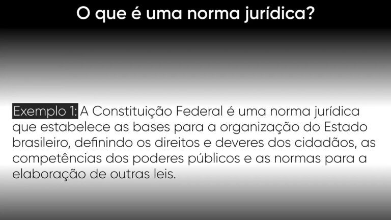 Exemplos Pr&aacute;ticos de Normas Jur&iacute;dicas