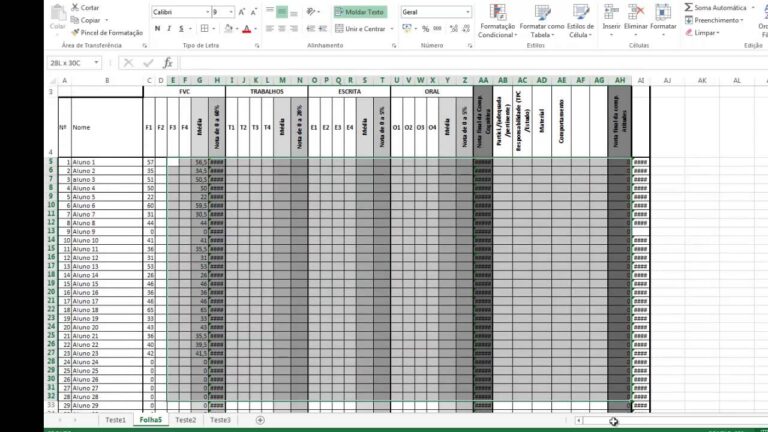 Download de Grelhas Excel para Professores: Guia Prático