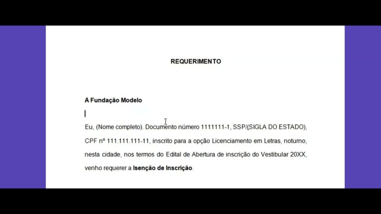 Modelo Eficiente de Requerimento: Guia Pr&aacute;tico