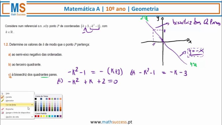 Domine a Geometria Analítica no 10º Ano