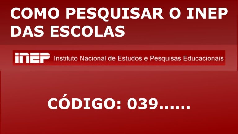 Como Encontrar o Código da Minha Escola