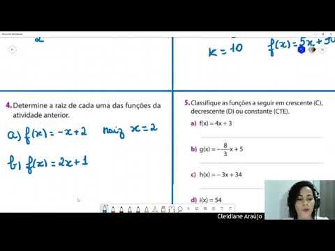 Exercícios de Função Afim para o 9º Ano