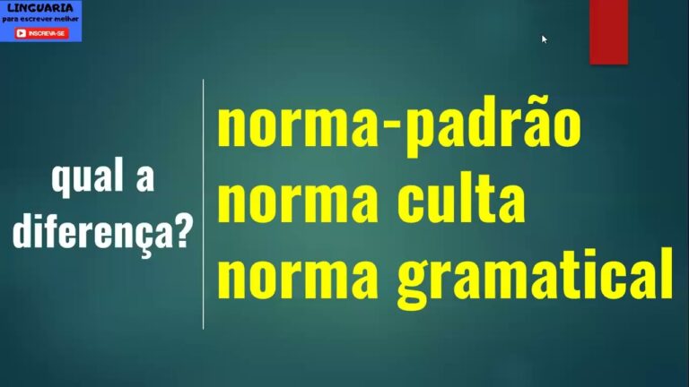 Entendendo o Conceito de Lingua Padr&atilde;o