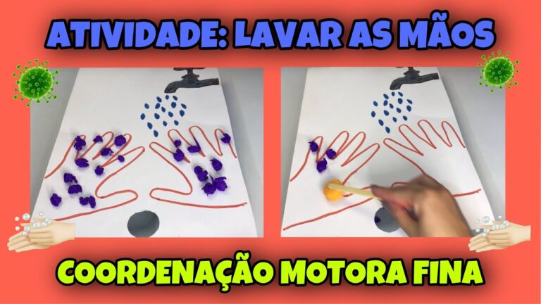 Atividades Criativas de Higiene das Mãos para Educação Infantil